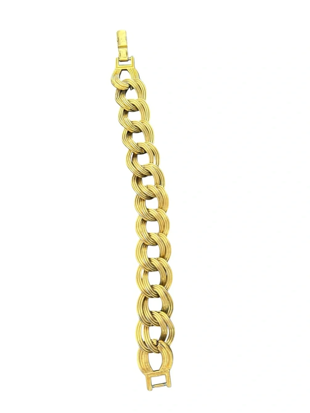Monet Gold Twisted Link Bracelet